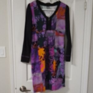 D3 Simply Art By Dolcezza S Colourful Cotton Blend Dress NWT